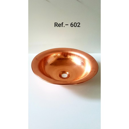 LAVABO COBRE NATURAL SIN PULIR