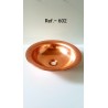 LAVABO COBRE NATURAL SIN PULIR