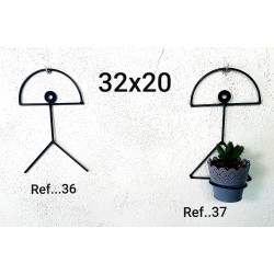 Soporte maceta para colgar Nº 36 y  Nº 37