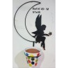 Soporte Luna Hada maceta Ref 48 -M o vela Ref 48-V