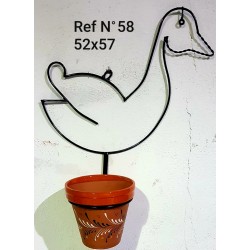 Soporte maceta para colgar Ganso  Ref N°58