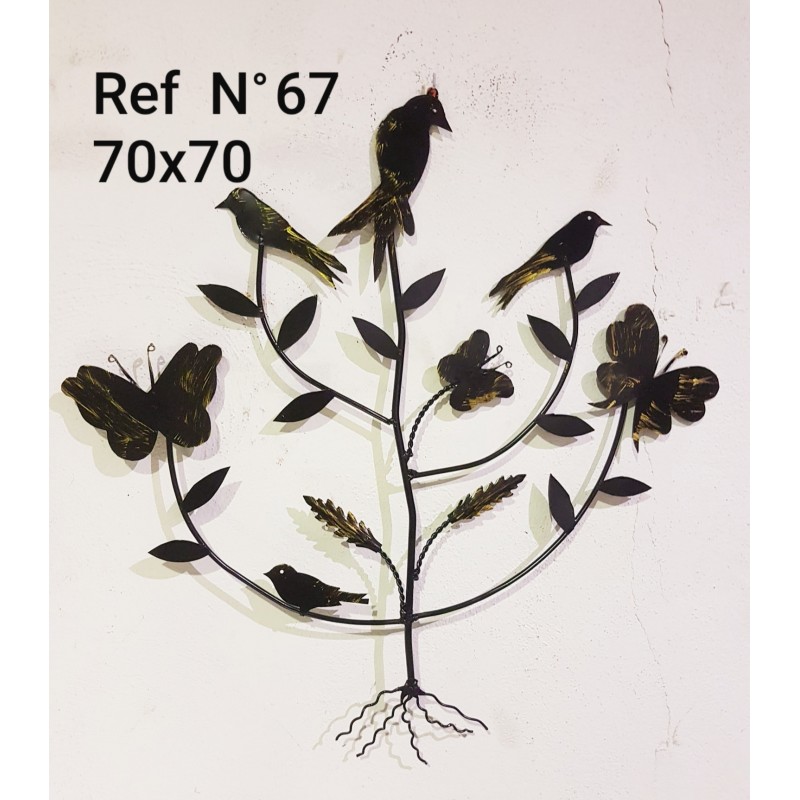 Soporte Árbol Pájaros Mariposas Nº67