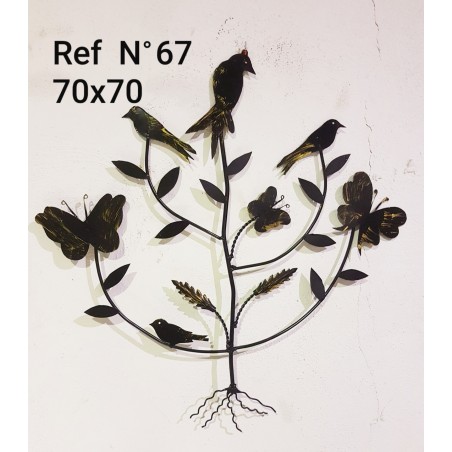 Soporte Árbol Pájaros Mariposas Nº67