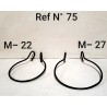 Soporte baranda Ref Nº75 M-22    M-27
