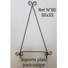 SOPORTE PLATO PARA COLGAR Ref Nº 80