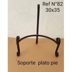 SOPORTE  PLATO PIE Ref Nº82